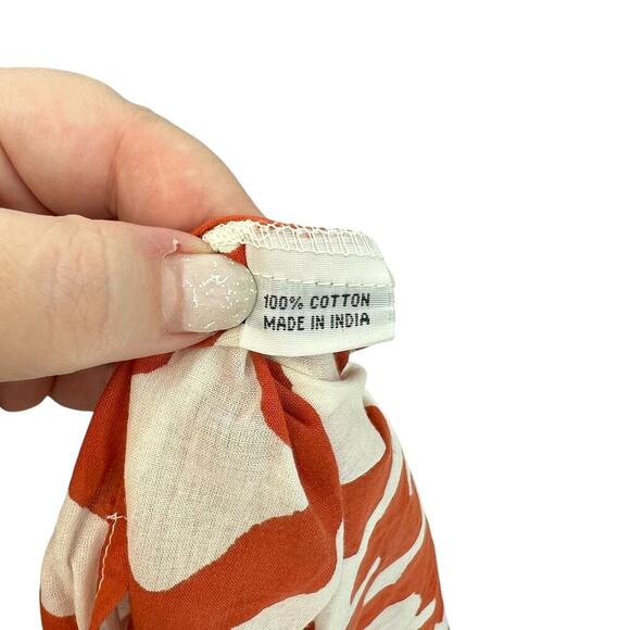 Roberta Roller Rabbit Gala‎ Kurta Tunic Persimmon Print Size XS - Picture 13 of 14